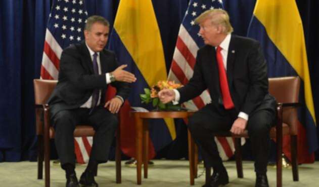 Iván Duque y Donald Trump