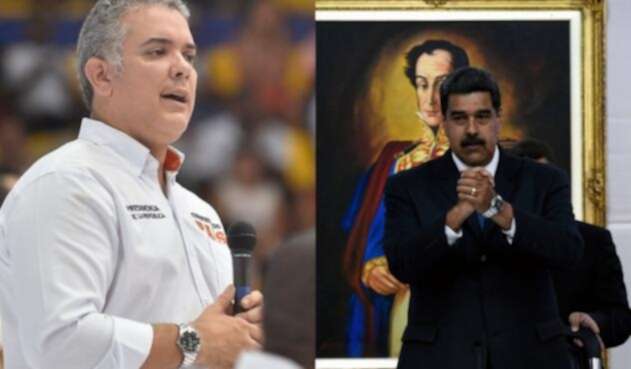 Iván Duque y Nicolás Maduro