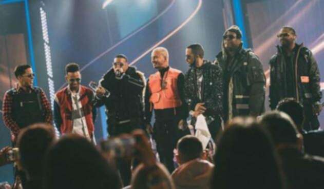 Daddy Yankee y J Balvin en Premios Lo Nuestro