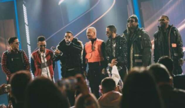 Daddy Yankee y J Balvin en Premios Lo Nuestro