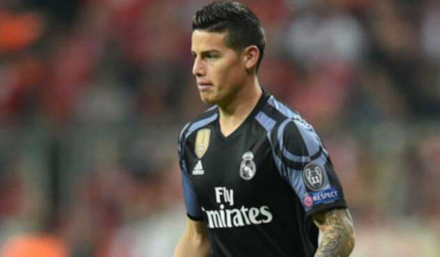 James Rodríguez cuando jugaba con el Real Madrid James Rodríguez cuando jugaba con el Real Madrid