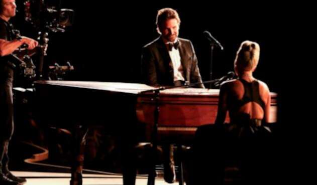 Lady Gaga y Bradley Cooper en los Premios Óscar 2019, en Los Ángeles (California)