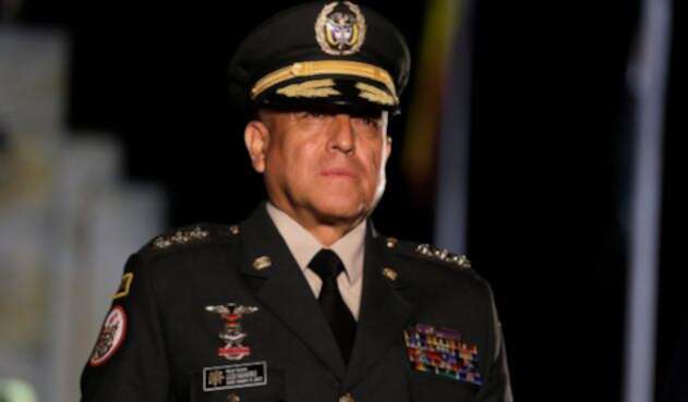 El general Luis Fernando Navarro, comandante de las Fuerzas Militares
