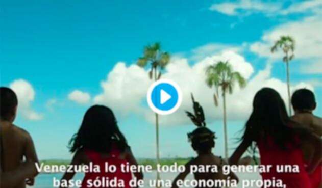 El video que Nicolás Maduro publicó en Twitter