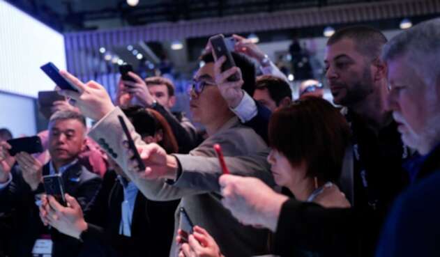 Asistentes al Mobile World Congress
