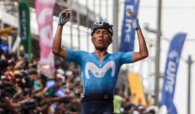 Nairo Quintana, ganador de la última etapa del Tour Colombia.