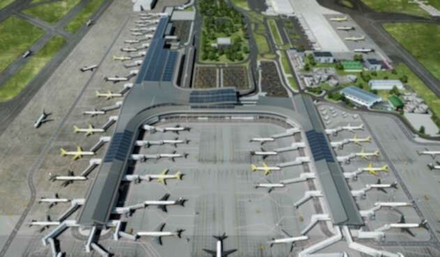 Los páneles solares que estarán en el Aeropuerto Internacional El Dorado