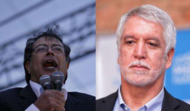 Gustavo Petro y Enrique Peñalosa. Gustavo Petro y Enrique Peñalosa