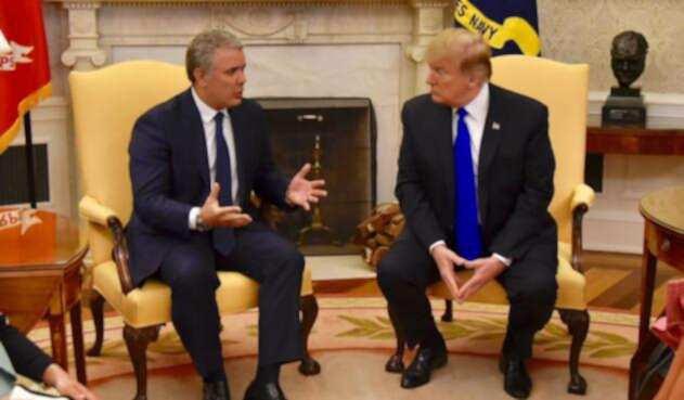 Iván Duque y Donald Trump