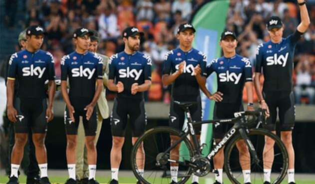 El equipo SKY, principal aspirante al título en el Tour Colombia 2.1