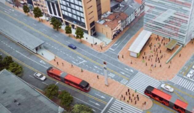 Transmilenio por la Séptima, un proyecto que suscitó gran debate en el país.