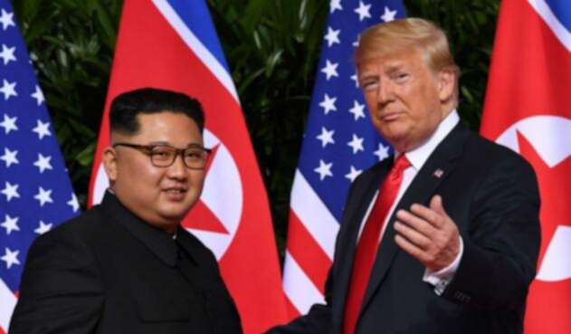 Kim Jong Un y Donald Trump Kim Jong Un y Donald Trump