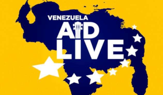 Imagen promocional del concierto Venezuela Aid Live