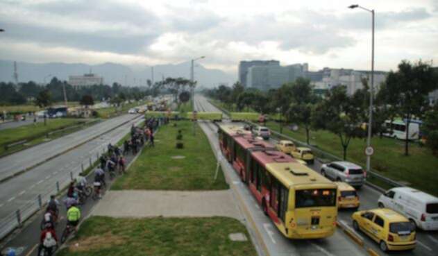 Panorama del día sin carro y sin moto en Bogotá, en 2019