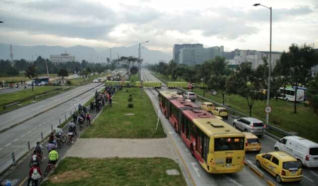 Panorama del día sin carro y sin moto en Bogotá, en 2019