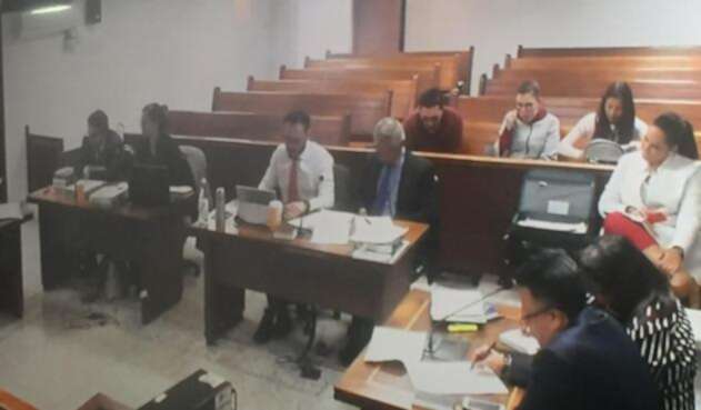 Audiencia en la que se juzga a los hemanos Uribe Noguera por el caso Samboní. Audiencia en la que se juzga a los hemanos Uribe Noguera, por el caso Samboní