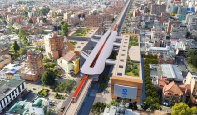 Render metro de Bogotá, que se adjudicará por 20 años