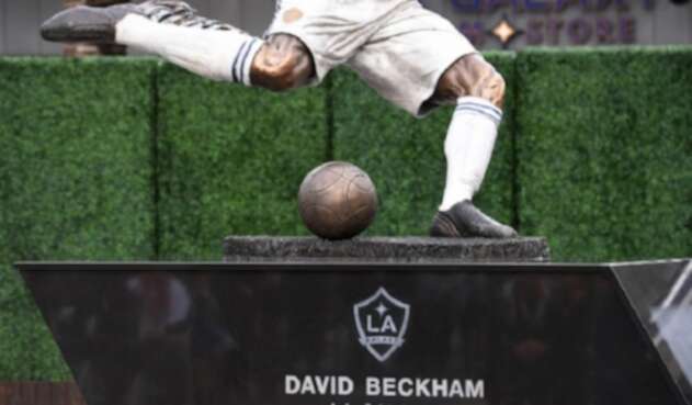 estatua de David Beckham