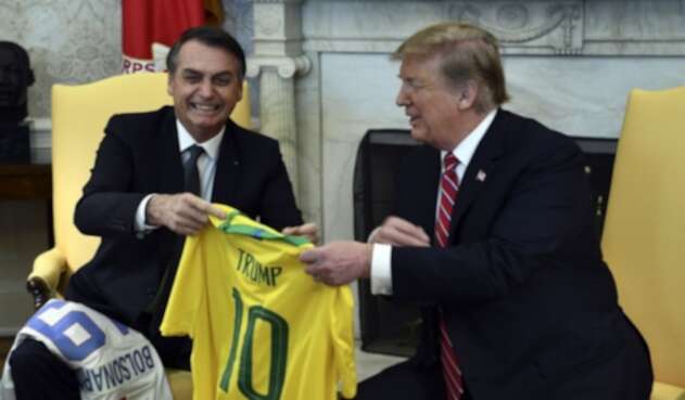 Jair Bolsonaro y Donald Trump.