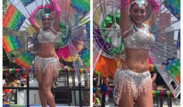 Andrea Valdiri Andrea Valdiri en el Carnaval de Barranquilla 2019