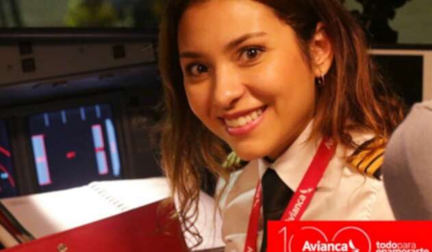 Una de las mujeres que sale en la campaña de Avianca