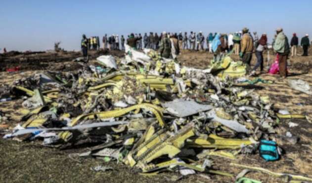 Avión se estrelló en Etiopía