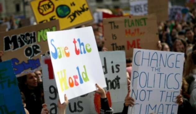 Marchas contra el cambio climático Jóvenes del mundo marcharon este 15 de marzo contra el cambio climático