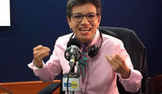 Claudia López, candidata a la Alcaldía de Bogotá