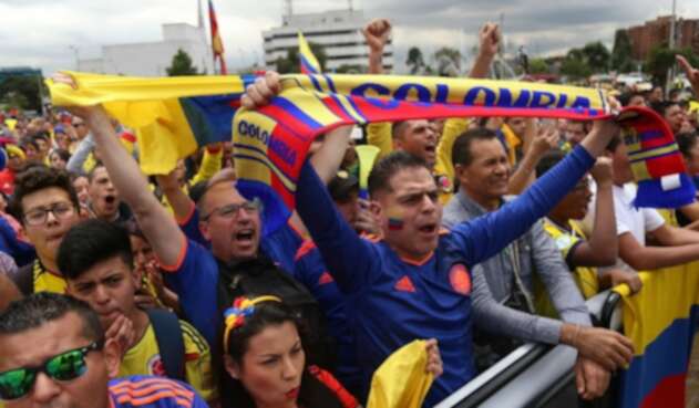 Hinchas colombianos