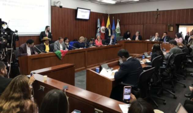 Comisión segunda de Senado en debate de control político al Gobierno