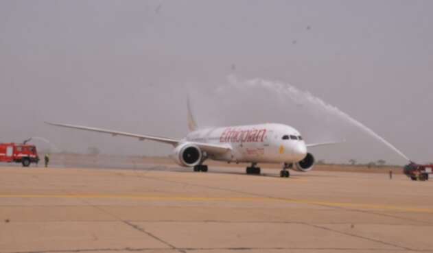 Un avión de Ethiopian Airlines