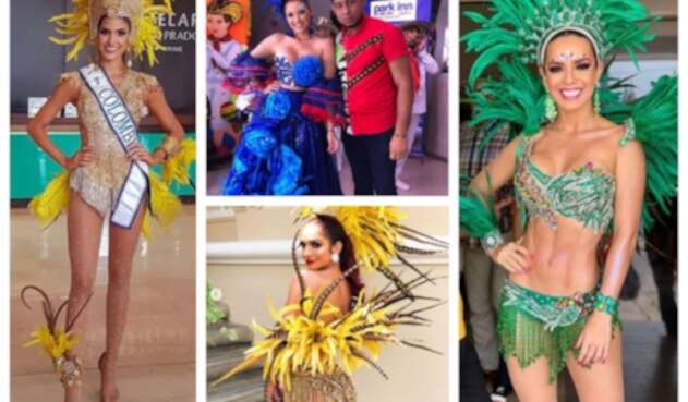 Famosas en el Carnaval de Barranquilla 2019.