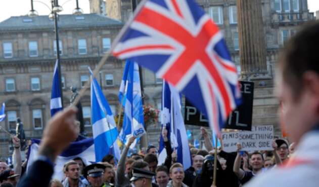 Glasgow, en Escocia, cuando se adelantó campaña por el referendo