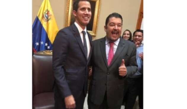 Juan Guaidó y Roberto Marrero Juan Guaidó y Roberto Marrero
