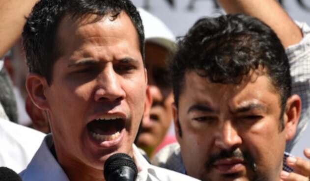 Juan Guaidó y Roberto Marrero