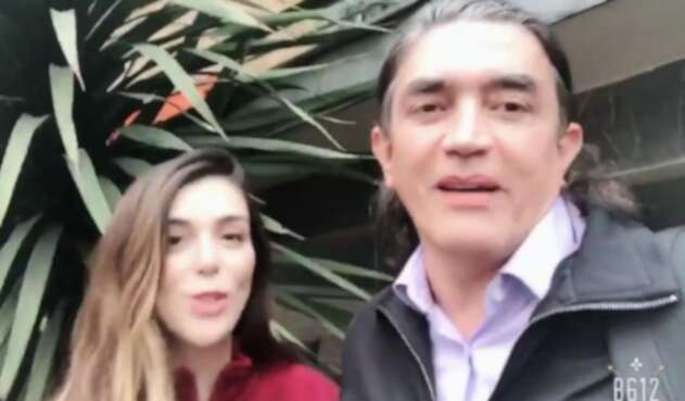 Marilyn Patiño y Gustavo Bolívar.