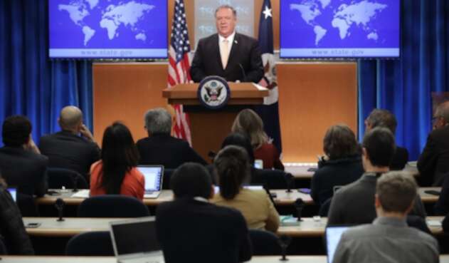 Mike Pompeo, secretario de Estado de Estados Unidos, en Washington