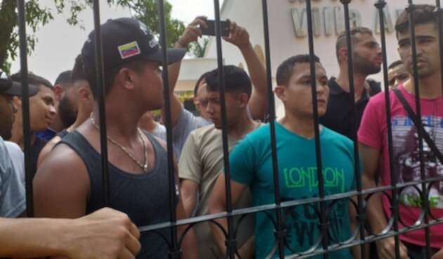 Militares venezolanos