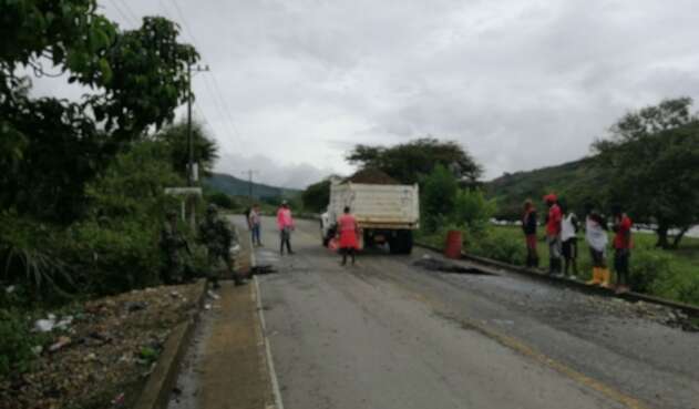 Minga indígena en Cauca Minga indígena en Cauca