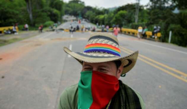 Bloqueo en vía Panamericana Bloqueo en vía Panamericana