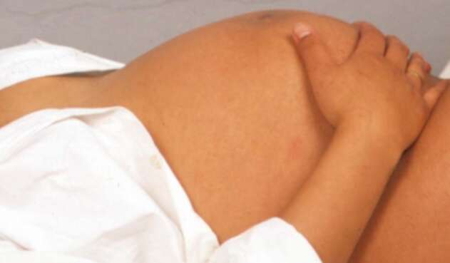 Mujer en estado de gestación