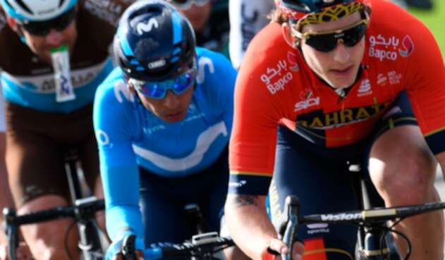 Nairo Quintana en la tercera etapa de la París-Niza 2019