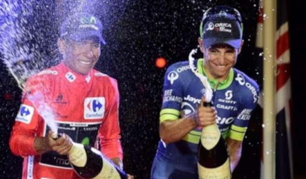 Nairo Quintana y Esteban Chaves