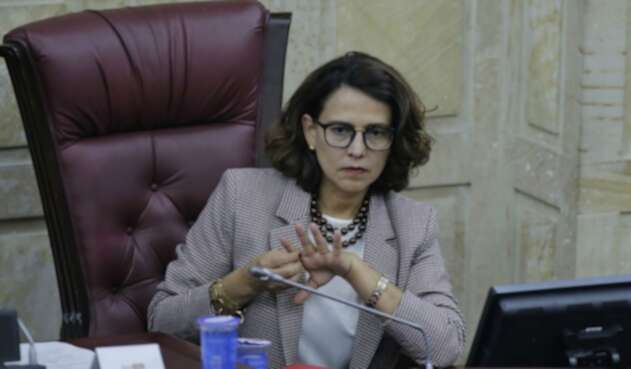 Nancy Patricia Gutiérrez, ministra del Interior. Nancy Patricia Gutiérrez, ministra del Interior.