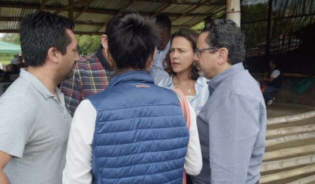 Nancy Patricia Gutiérrez, ministra del Interior. Nancy Patricia Gutiérrez, ministra del Interior.