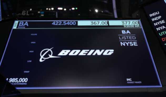La firma aeronáutica Boeing en Wall Street