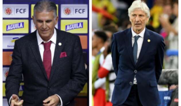 Carlos Queiroz y José Pékerman Carlos Queiroz y José Pékerman
