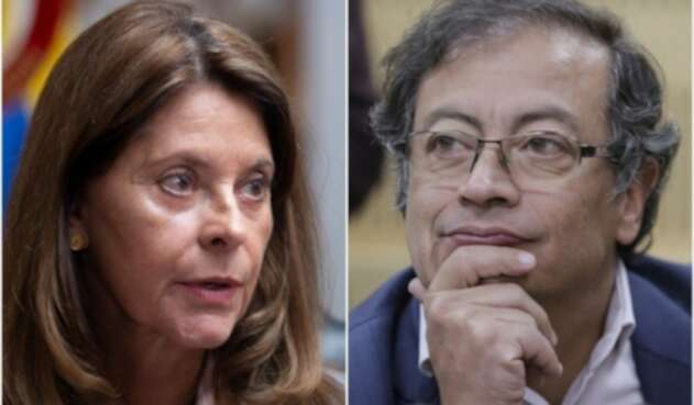 Marta Lucía Ramírez y Gustavo Petro Marta Lucía Ramírez y Gustavo Petro
