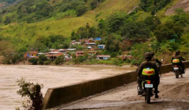 Puerto Valdivia (Antioquia), en inmediaciones de Hidroituango