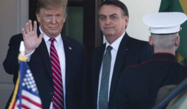 Los presidentes Donald Trump y Jair Bolsonaro en la Casa Blanca Los presidentes Donald Trump y Jair Bolsonaro en la Casa Blanca